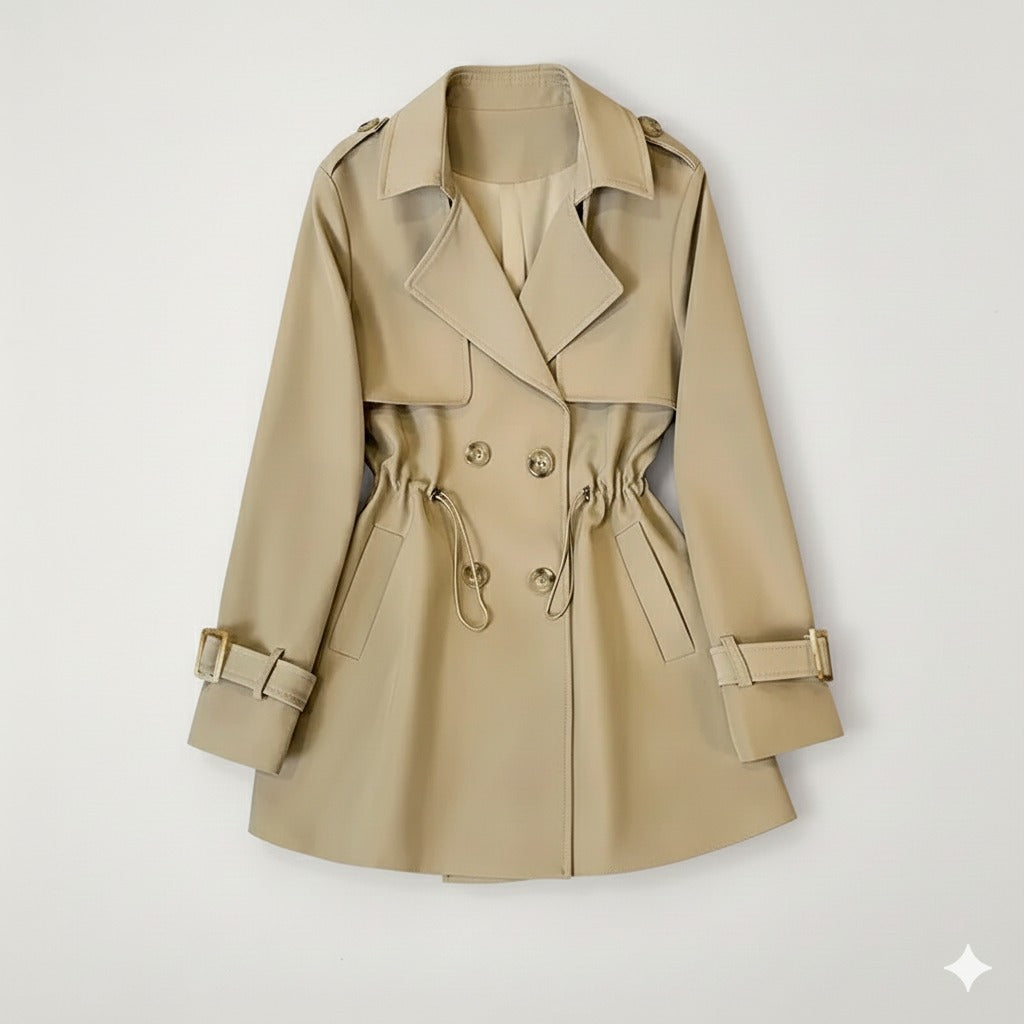 Women’s Elegant Double Breasted Trench Coat Casual Office Streetwear Outerwear