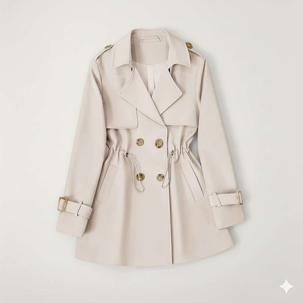 Women’s Elegant Double Breasted Trench Coat Casual Office Streetwear Outerwear